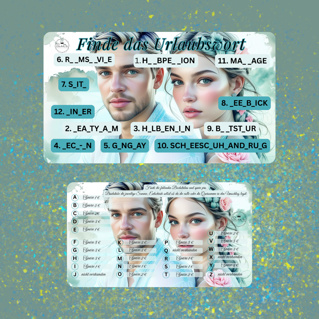 Traum Urlaub Bingo