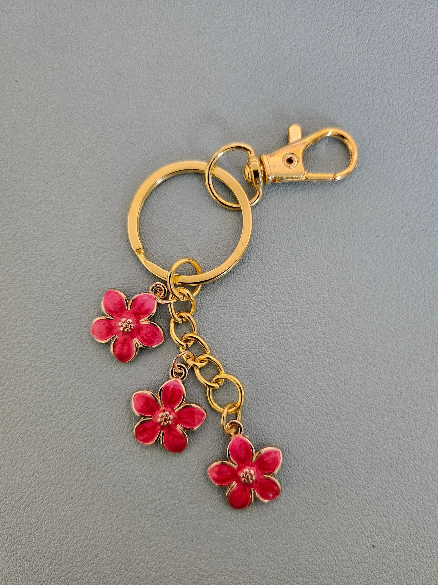 Schlüsselanhänger 3er Blumen