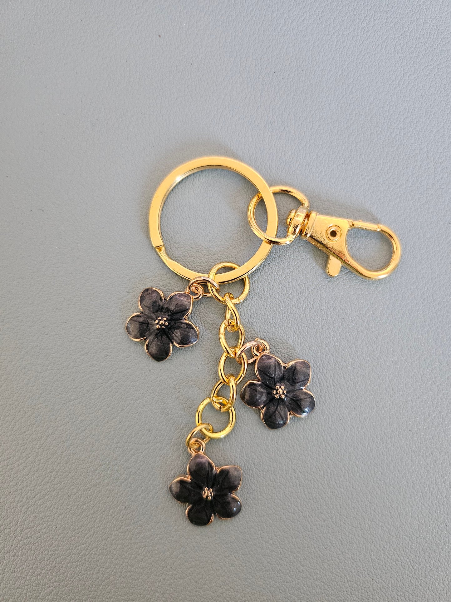 Schlüsselanhänger 3er Blumen