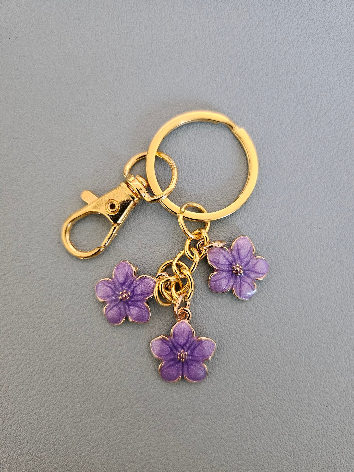 Schlüsselanhänger 3er Blumen
