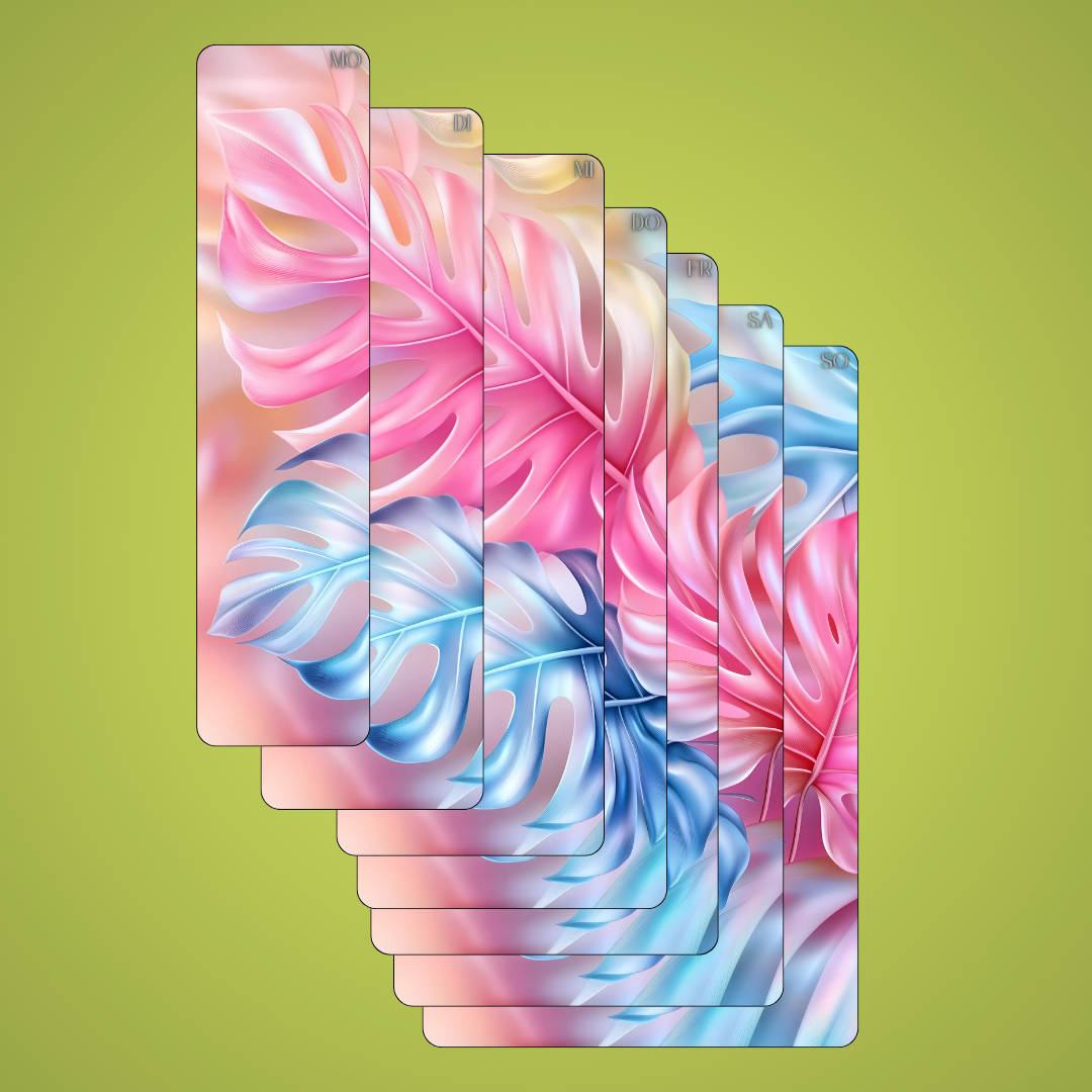 Wochen Binder Register Blattdesign