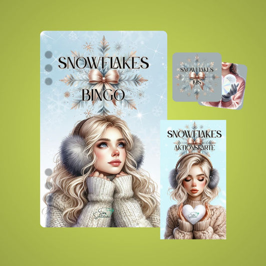 Snowflakes Bingo Set