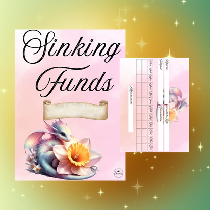 Sinking Funds Tracker Drache rosa