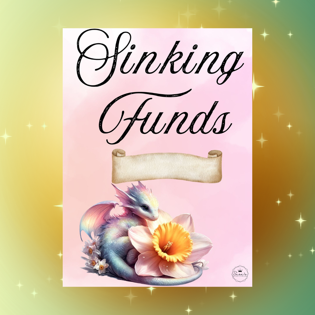 Sinking Funds Tracker Drache rosa