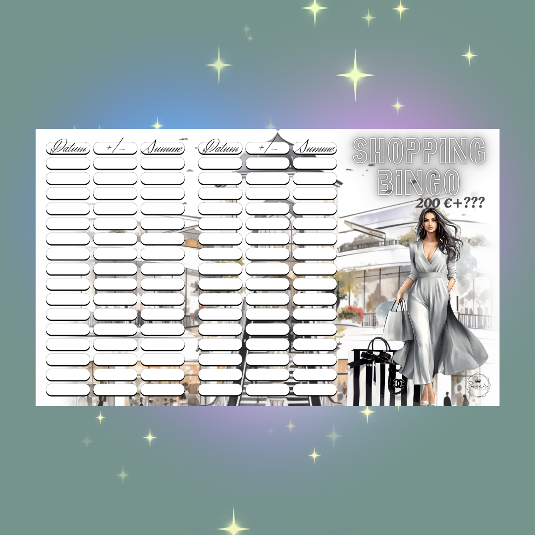 Shopping Bingo