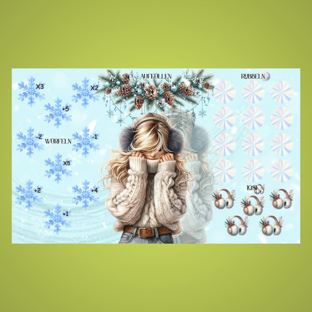 Snowflakes Bingo Set