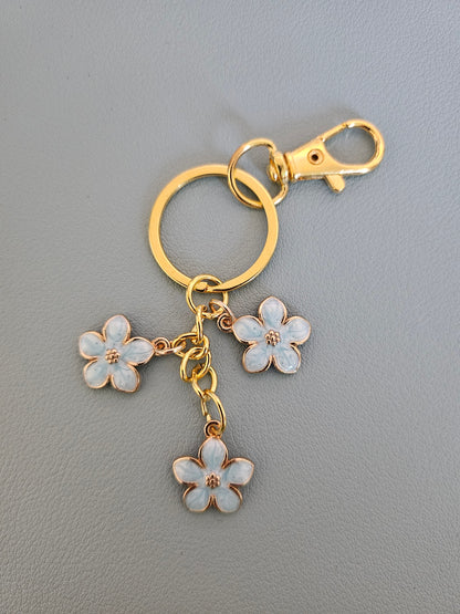 Schlüsselanhänger 3er Blumen