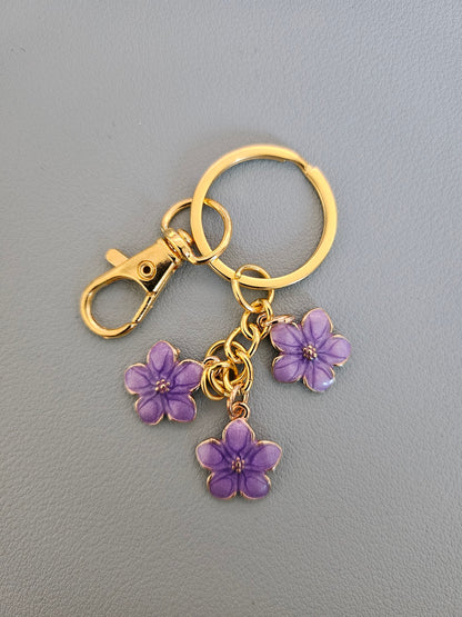 Schlüsselanhänger 3er Blumen