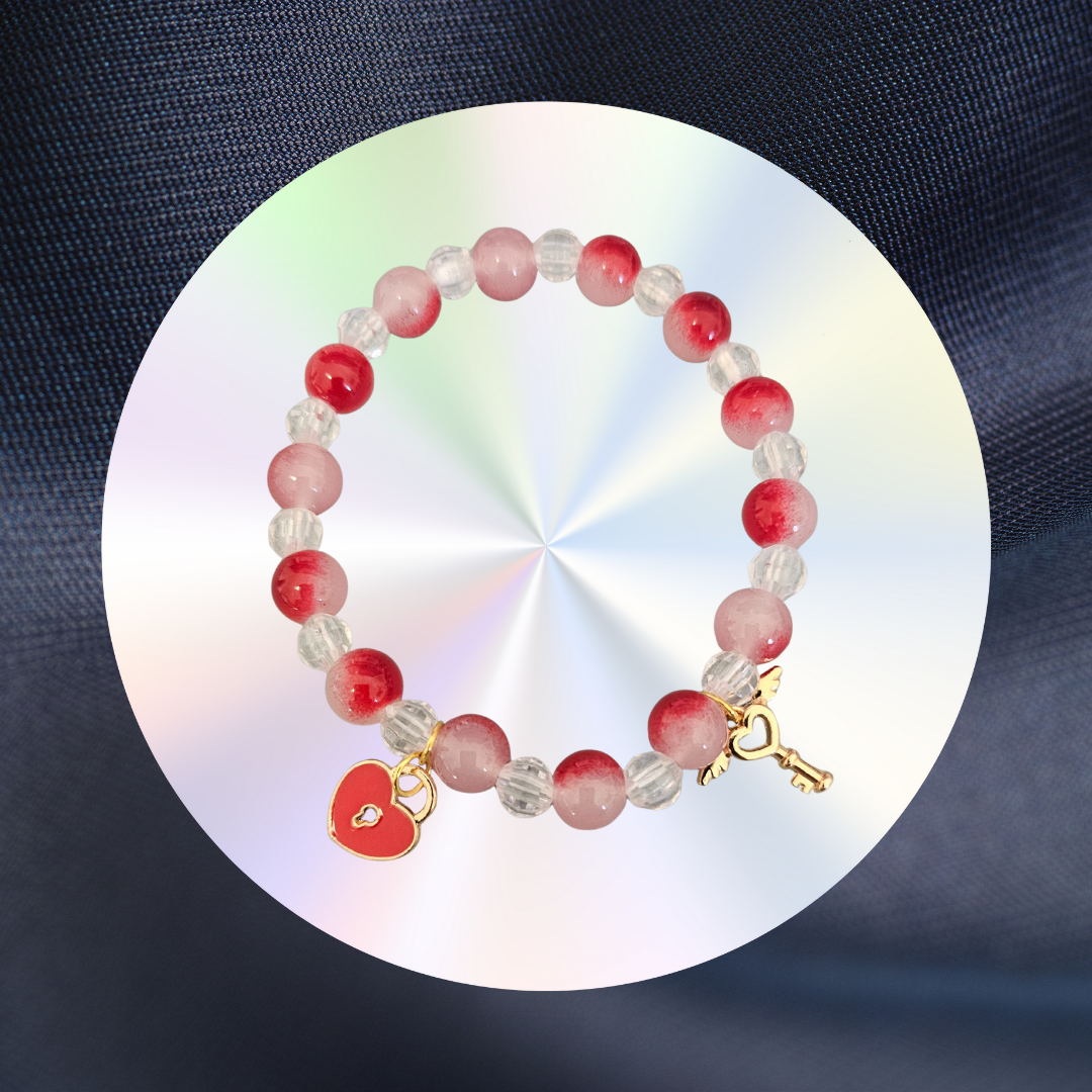 Armband Love rot