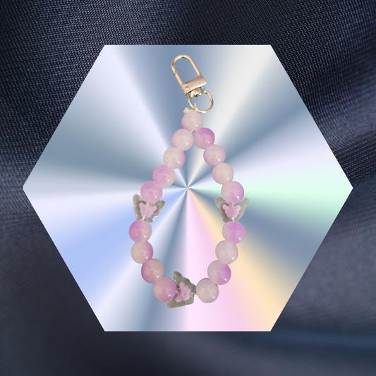 Handykette Lila Schmetterling
