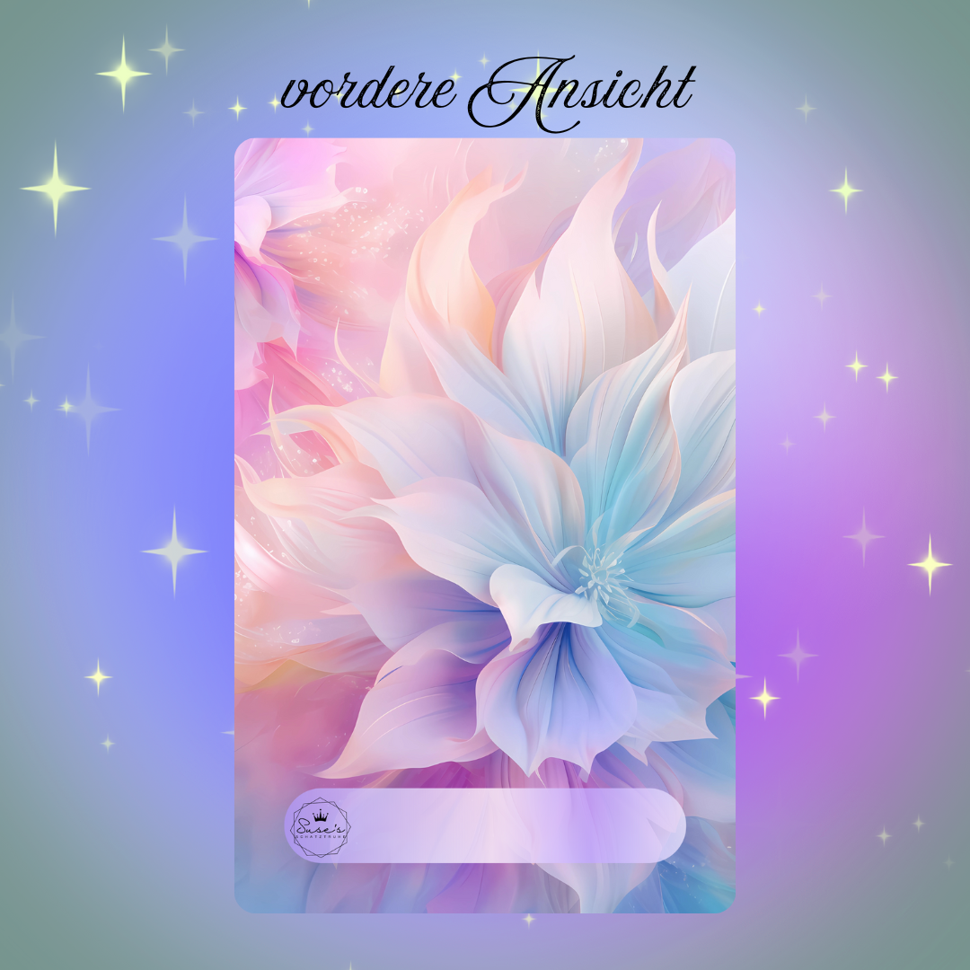 Trennblatt Blumen pastell Variante 1